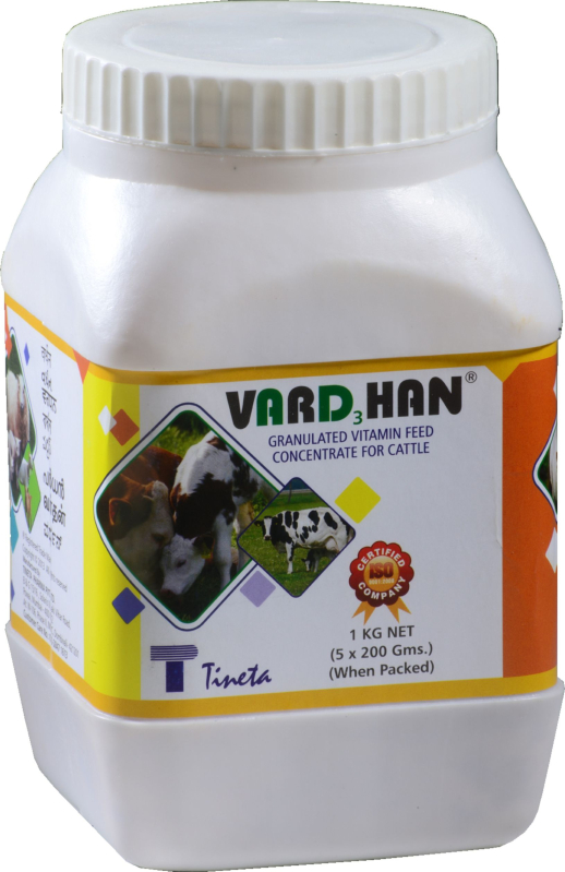 Vardhan Cattle Feed Powder, Packaging Type Sachet Poly Jar