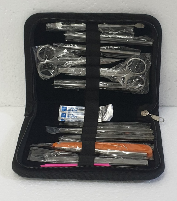 Stainless Steel Dissection Instruments Box, For Laboratory Adarsh