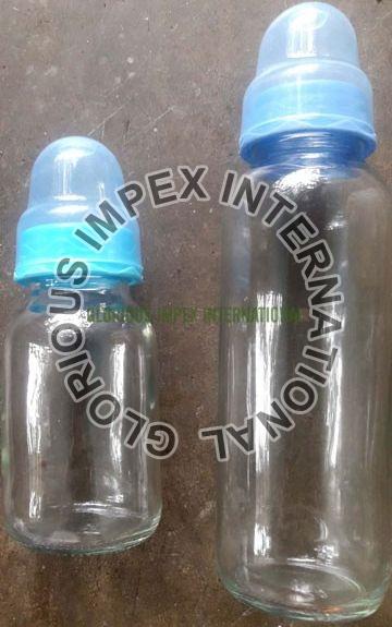 Plain Glass Baby Feeding Bottles, Size : 250ml, 125ml