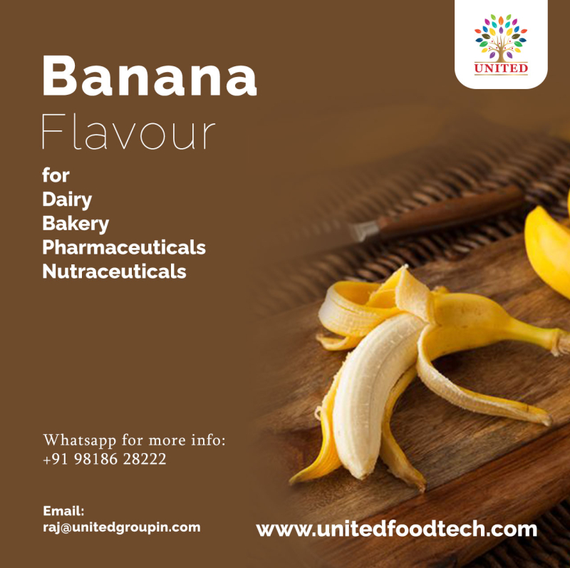 United Group Liquid Banana Flavor, Purity 100 United Group of