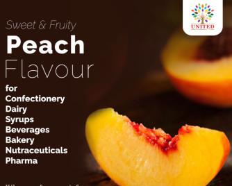 United Group Liquid Peach Flavour, for Flavouring in Bakery, Pharma, Food, Confectionary etc., Purity : 99%