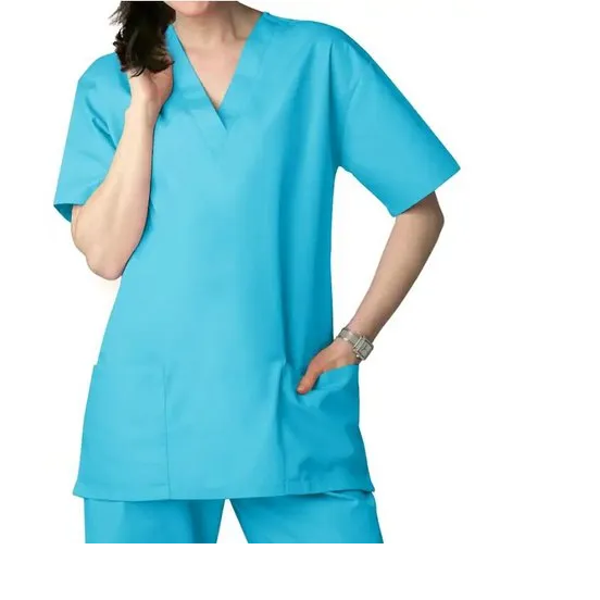 Blue Polyester Cotton Scrub Suit, Gender Unisex at Rs 300 / Piece in