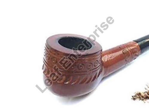 Continental Plain 120-150gm Rosewood Long Wooden Smoking Pipe, Feature : Excellent Durability