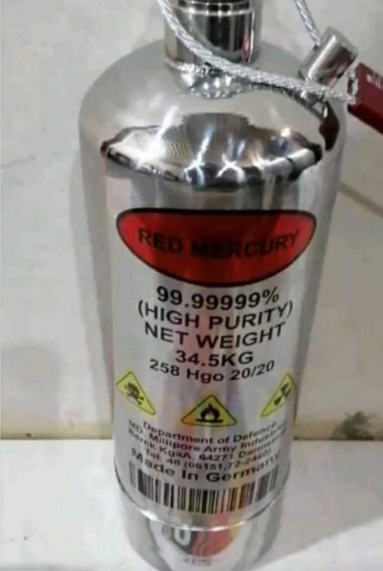 Red Liquid Mercury, for Industrial, Purity : 99.9%