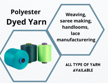 polyester dyed yarn (lichi)