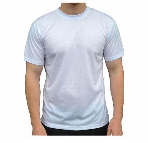 Multicolor Half Sleeve Printed White Polyester T-Shirt, Size : M, XL