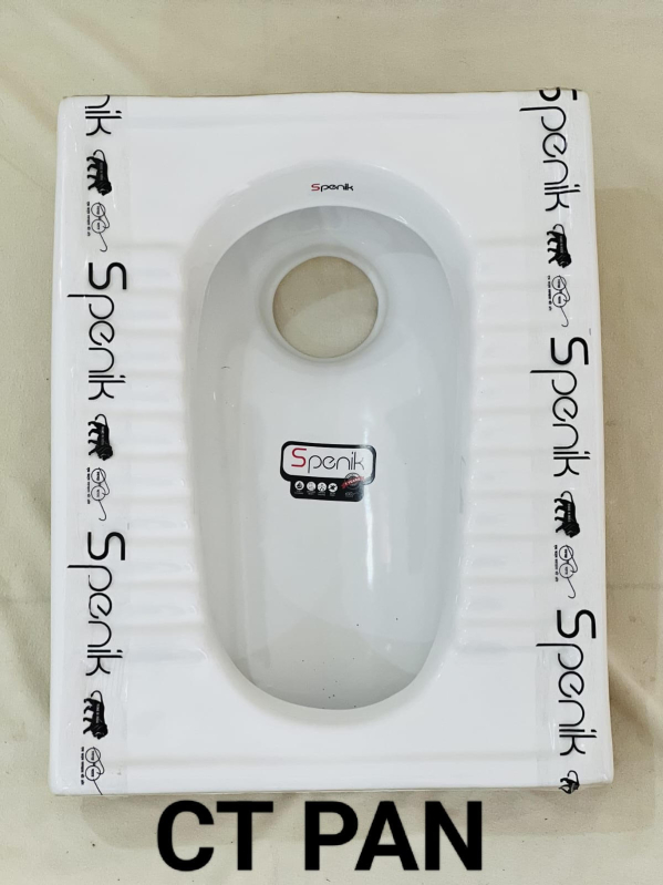 Ceramic CT Squat Pan, for Toilet Use, Size : Standard