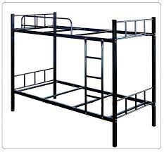 Rectangular Polished steel bunk bed, for Hotel, Home, Bedroom, Length : 76 Inches