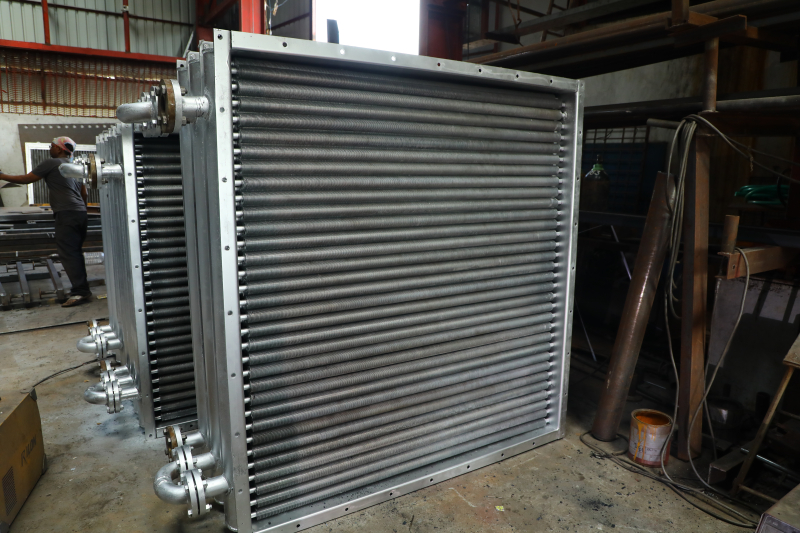 Steam Coil Air Preheaters, for Food Process Industry