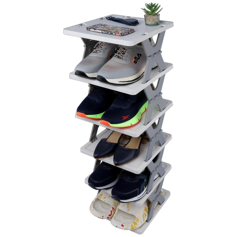 Polished Plastic 3 Layer Shoe Rack, Size 35ft, Feature Long Strength, High Quality at Rs