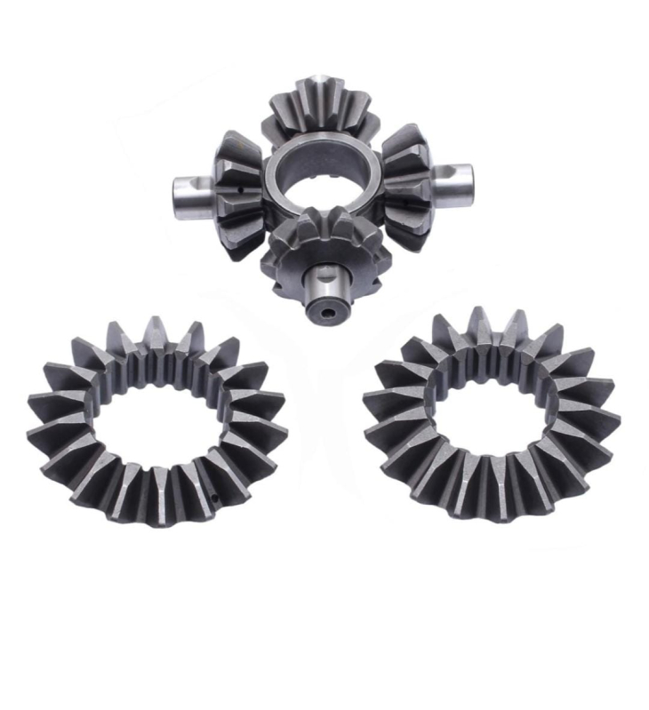 Polished OT1207D Bevel Gear Kit, for Automobiles, Color Black, Grey