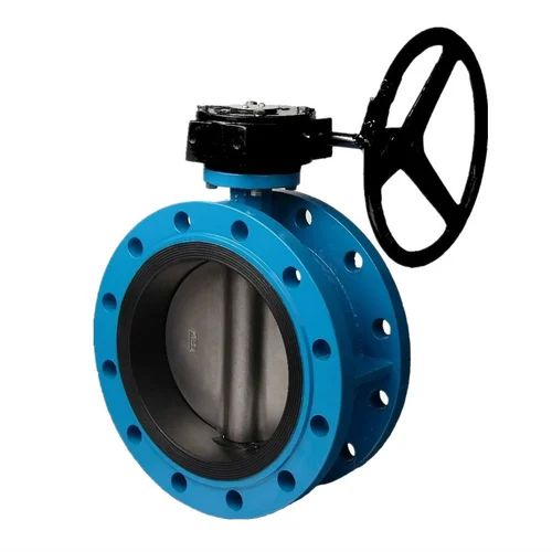 Carbon Steeel Double Flange Butterfly Valve, for Pipe Fitting