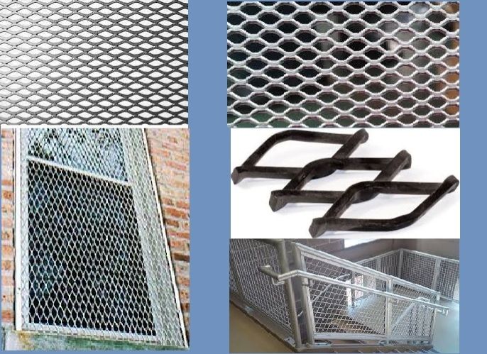 Metal expanded mesh fence, for Cages, Filter, Length 40ft at Rs 200