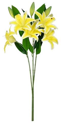 Artificial Yellow Lily Flower
