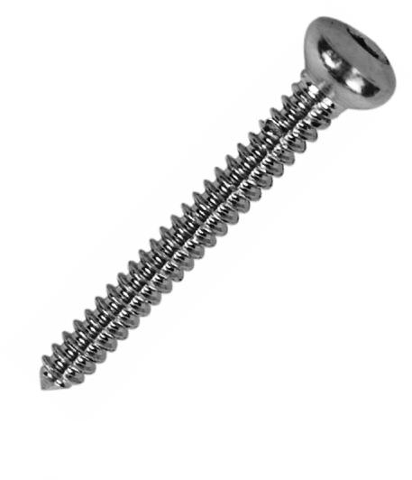 Stainless Steel 2.0mm Cortical Screw, Color : Silver