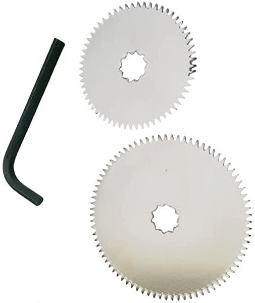 2 Extra Blade For Plaster Cutter, Color : Silver