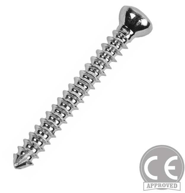 Stainless Steel 3.5mm Cortical Screw, Color : Silver