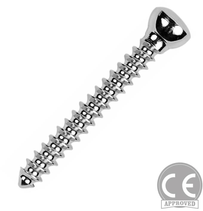 Stainless Steel 4.5mm Cortical Screw, Color : Silver