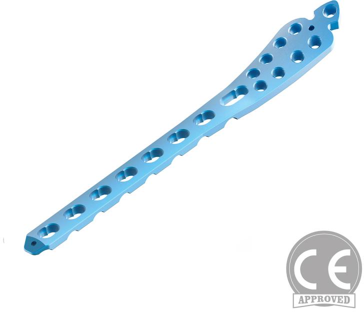 Distal Medial Tibia Locking Plate, Color : Grey