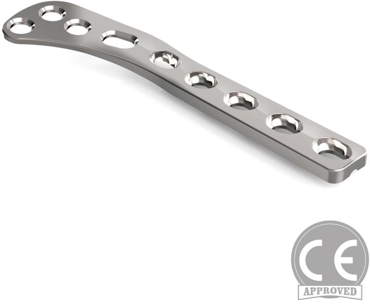 Titanium Lateral Tibia DCP Plate, Color : Grey