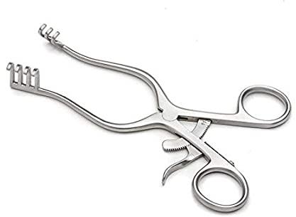 Stainless Steel Mastoid Retractor, Color : Silver