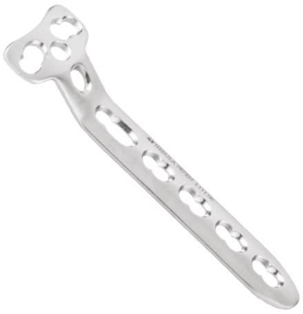 Titanium T-Buttress Locking Plate, Color : Silver