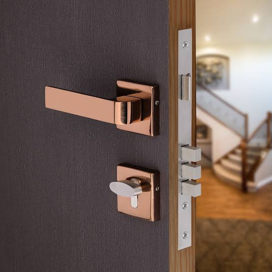Square Mortise Door Lock, for Cabinets