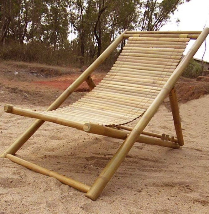 Wooden Polished beach chair, Style : Classic