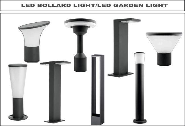 VISION TECH Iron led bollard light, Certification : CE Certified, ROHS, ISO9001:2015, BIS (Control gears)