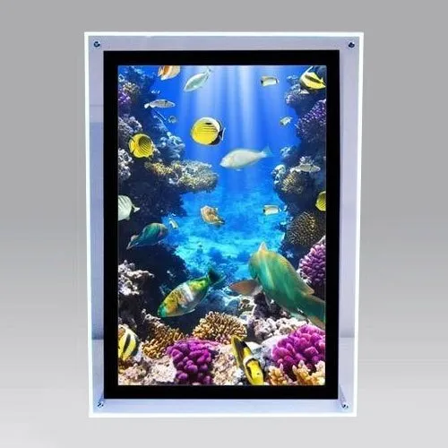 Acrylic Led Display Frame, Pattern : Plain, Shape : Rectangle at Rs 700 ...