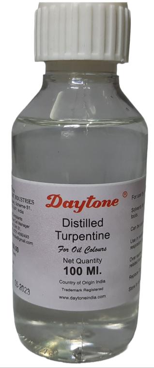 Daytone Distilled Turpentine Oil Bottles, Color : Transparent