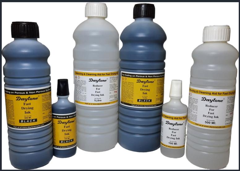 Fast Drying Batch Coding Ink, Packaging Type : Plastic Bottle