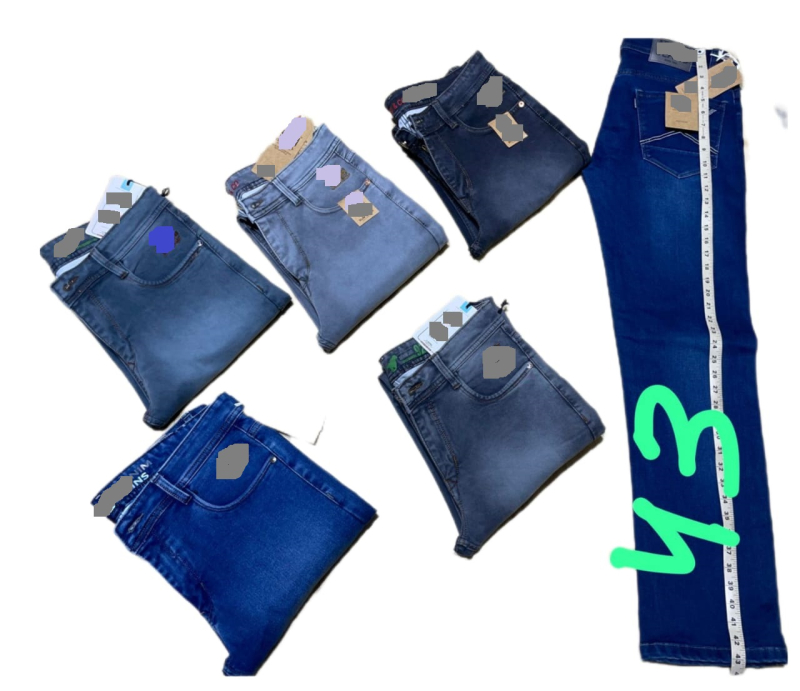 Branded Men s boot cut jeans, Occasion : Casual Wear, Pattern : Plain ...