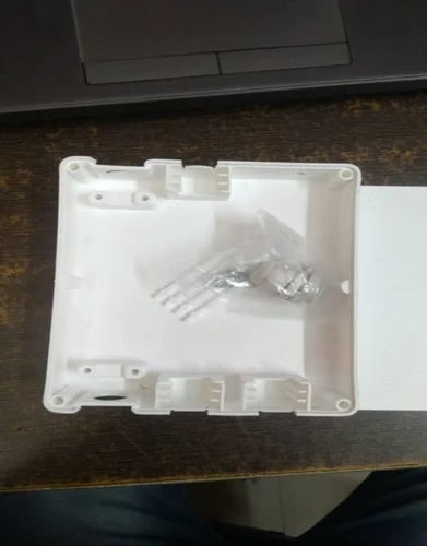 Fibros White Plastic Ftth Box, Shape : Rectangular