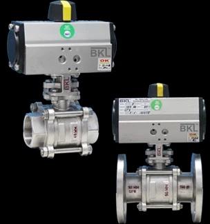 BKL SS Actuators Ball Valve