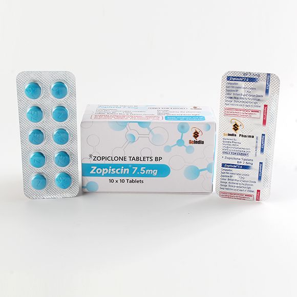 ZOPISCIN 7.5 MG TABLETS - BLUE