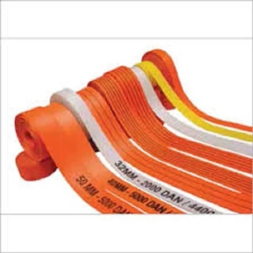 White Polyester Woven Lashing Belt, for Industrial, Packaging Type : Roll