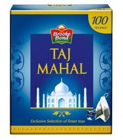 Taj Mahal Tea Bags, Packaging Type : Box
