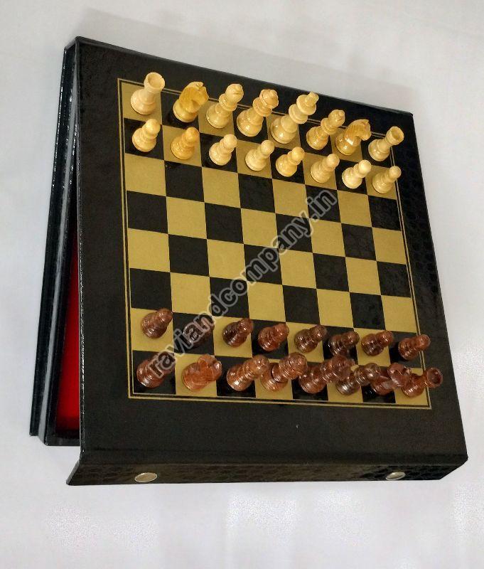 Square 250mmx250mm Wood chess Board, Packaging Type Plain