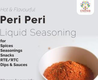 Peri Peri Liquid Seasoning, For Spices, Snacks, Color : Deep Red