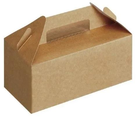 Brown Rectangle Food Packaging Box