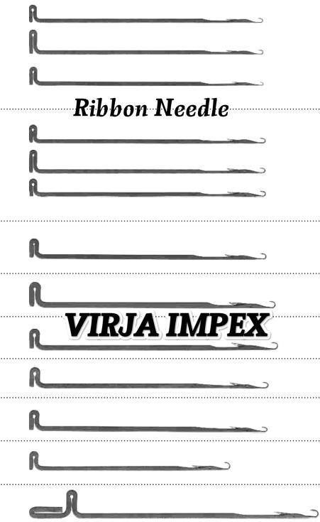 Ribbon needles