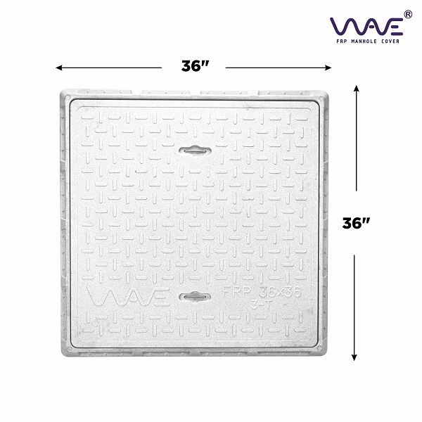 36 Inch X 36 Inch FRP Square Manhole Cover 