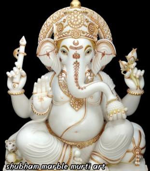 Marble Ganesha, Color : White
