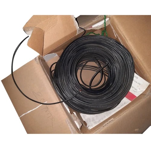 Black Fiber Optic Cable