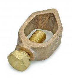 Brass Rod-to-Cable Clamp - C Type