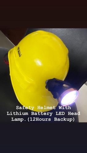 Safety helmet with head torch