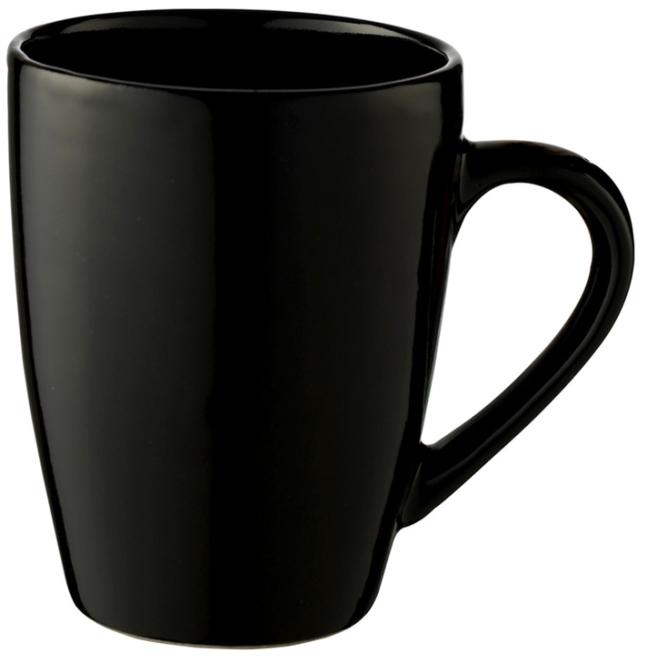 Bharat Ceramic Coffee Mug Black, Size : 300 Ml, 300 Ml