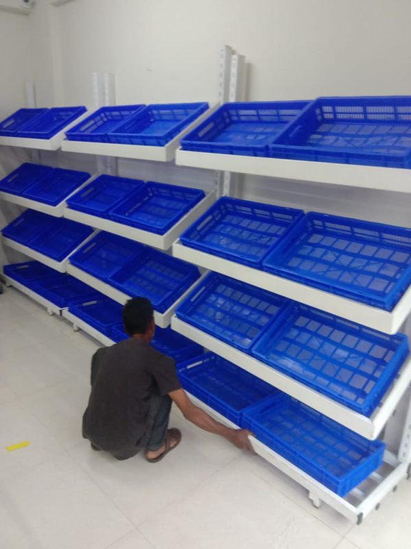 Metal vegetable racks, Packaging Type Plastic wrapped at Rs 7,500