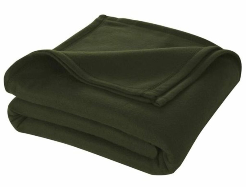 Green Wool Military Blanket, Size 7x6feet, Pattern Plain at Rs 200